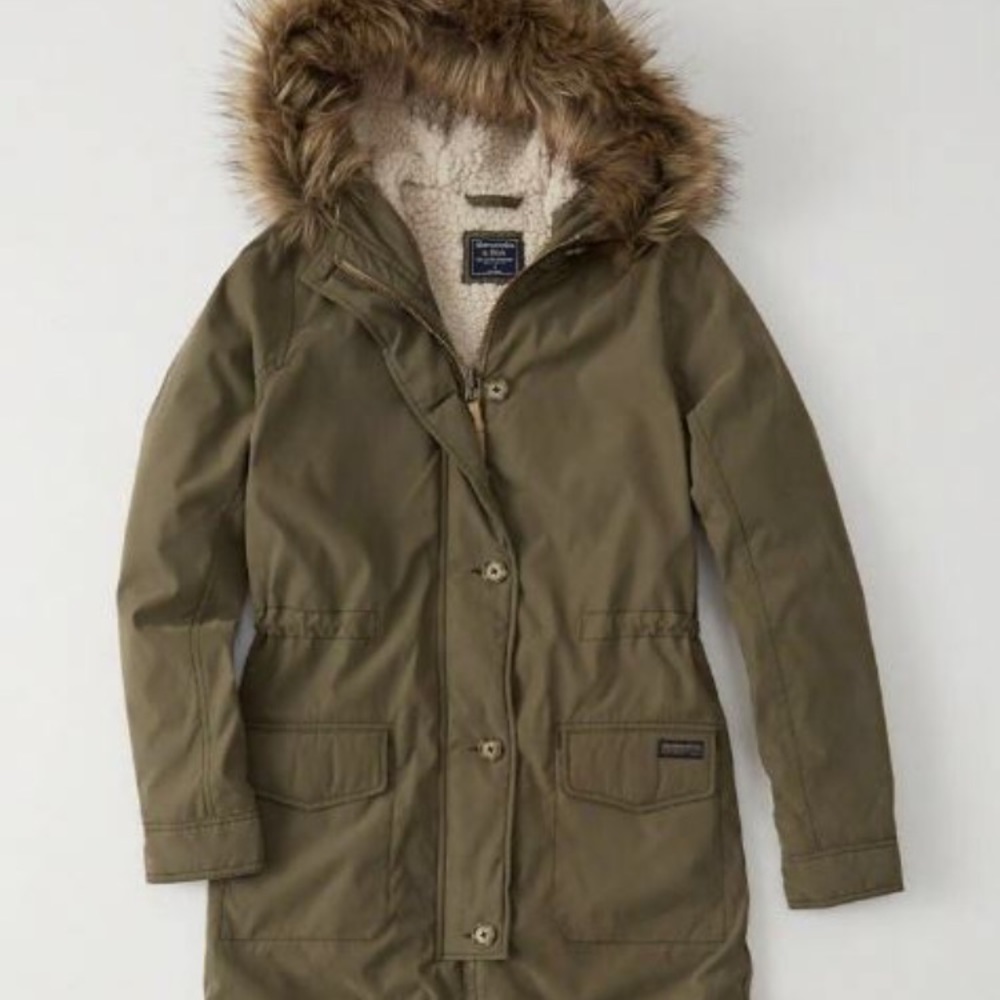 NEW Abercrombie & Fitch Down hoodie jacket